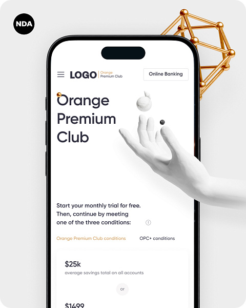 Website and Design system for the "Orange Premium Club"